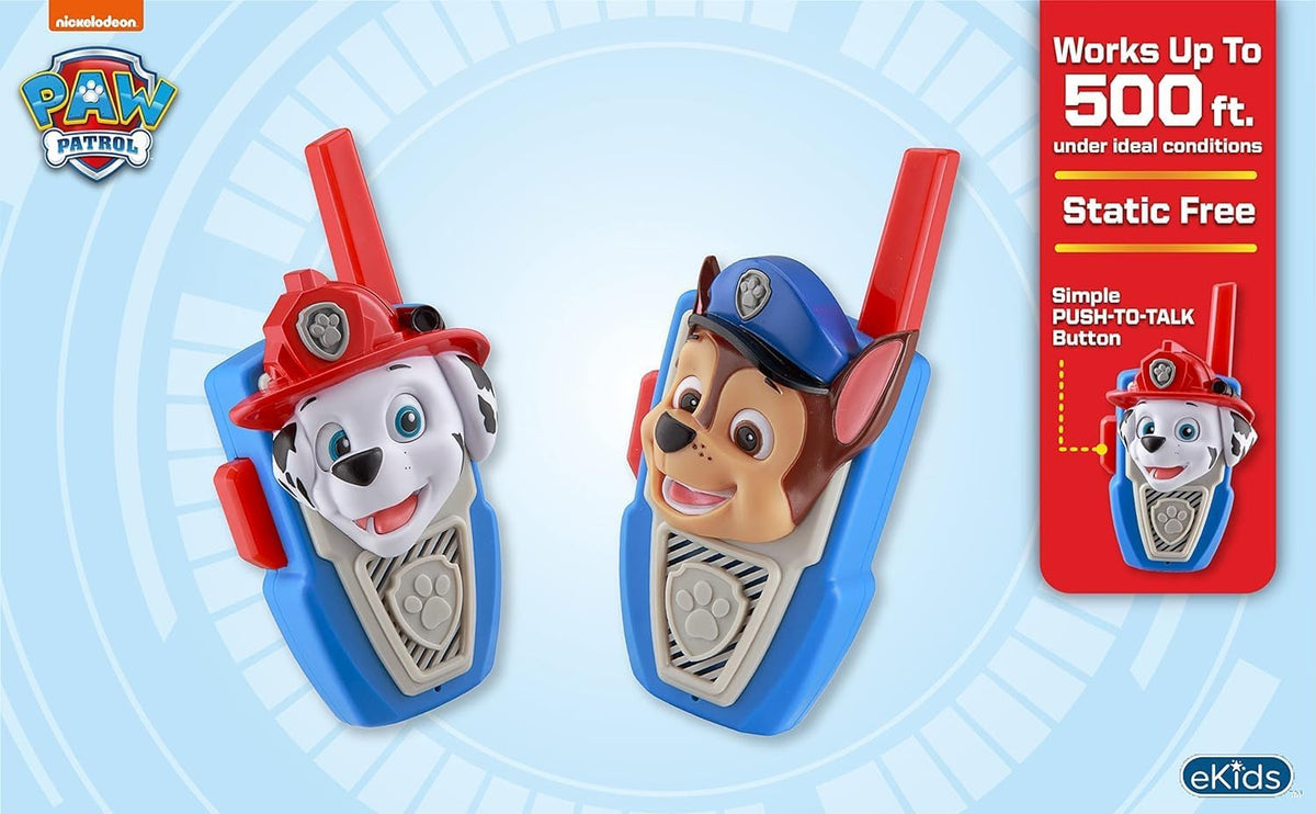 2 WALKIE & TALKIES DE PAWTROL