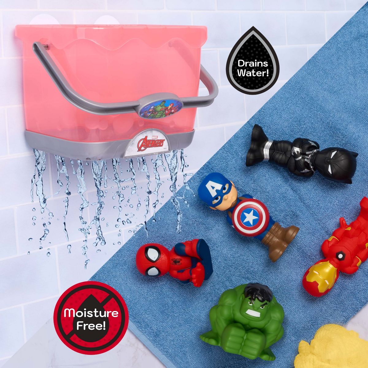 JUGUETES DE BAÑO AVENGERS