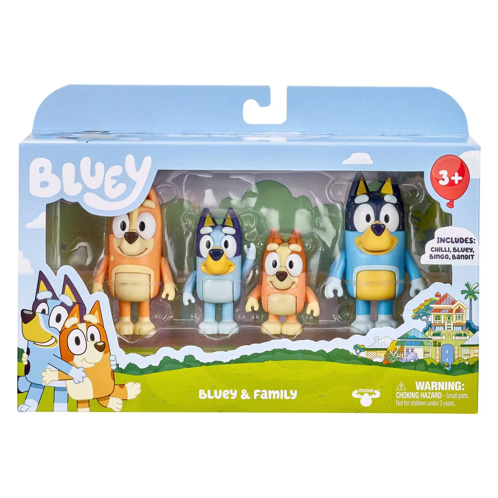 FIGURAS DE BLUEY Y FAMILIA