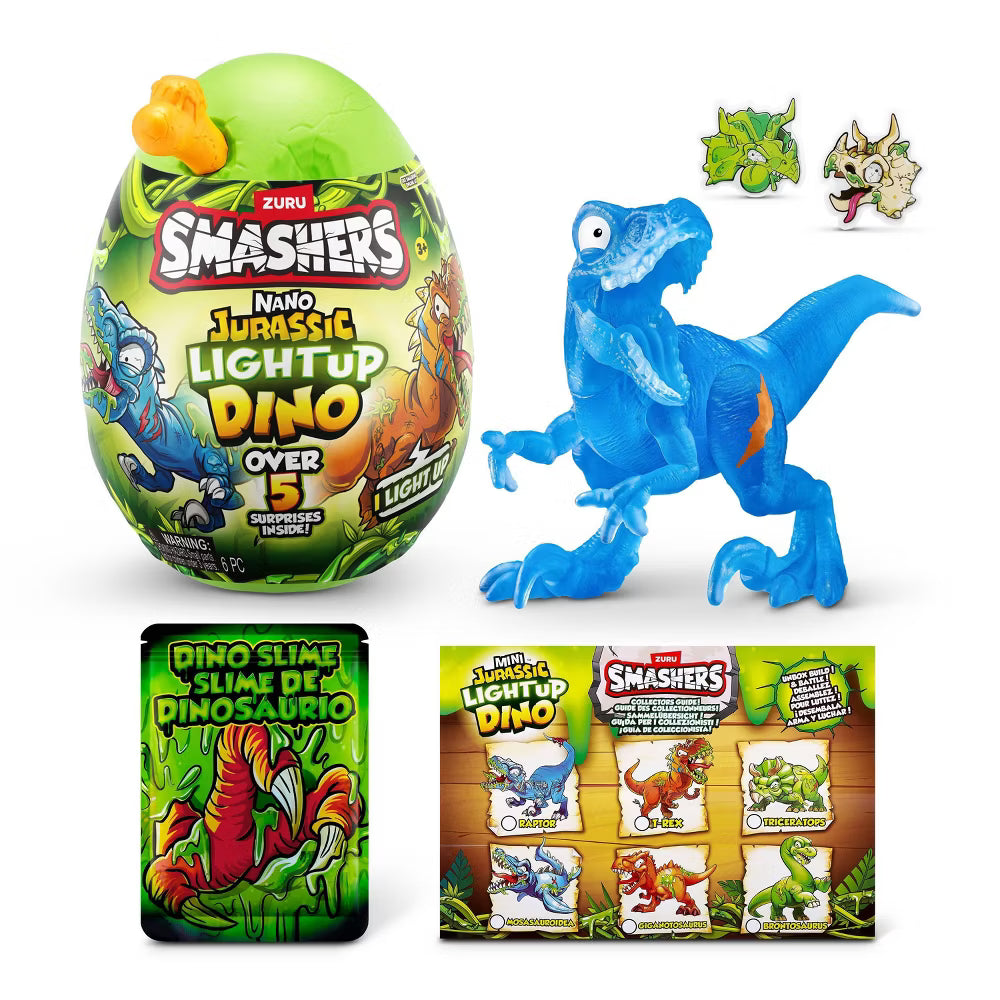 FIGURAS DE DINOSAURIO SMASHERS