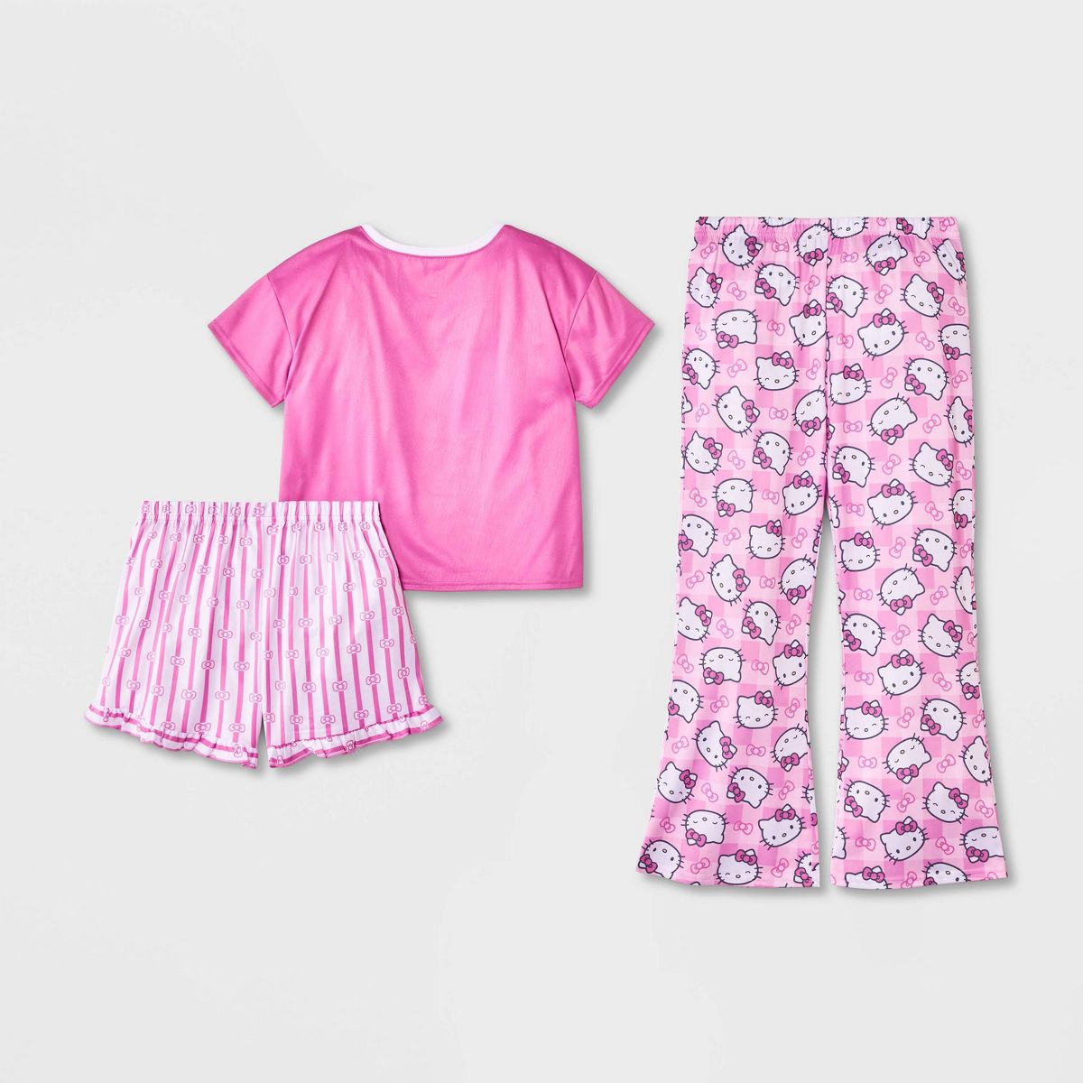 PIJAMAS 3 PIEZAS HELLO KITTY