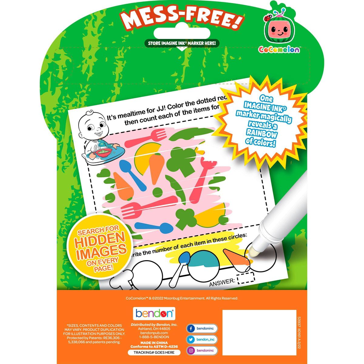 LIBRO PARA COLOREAR DE COCOMELON