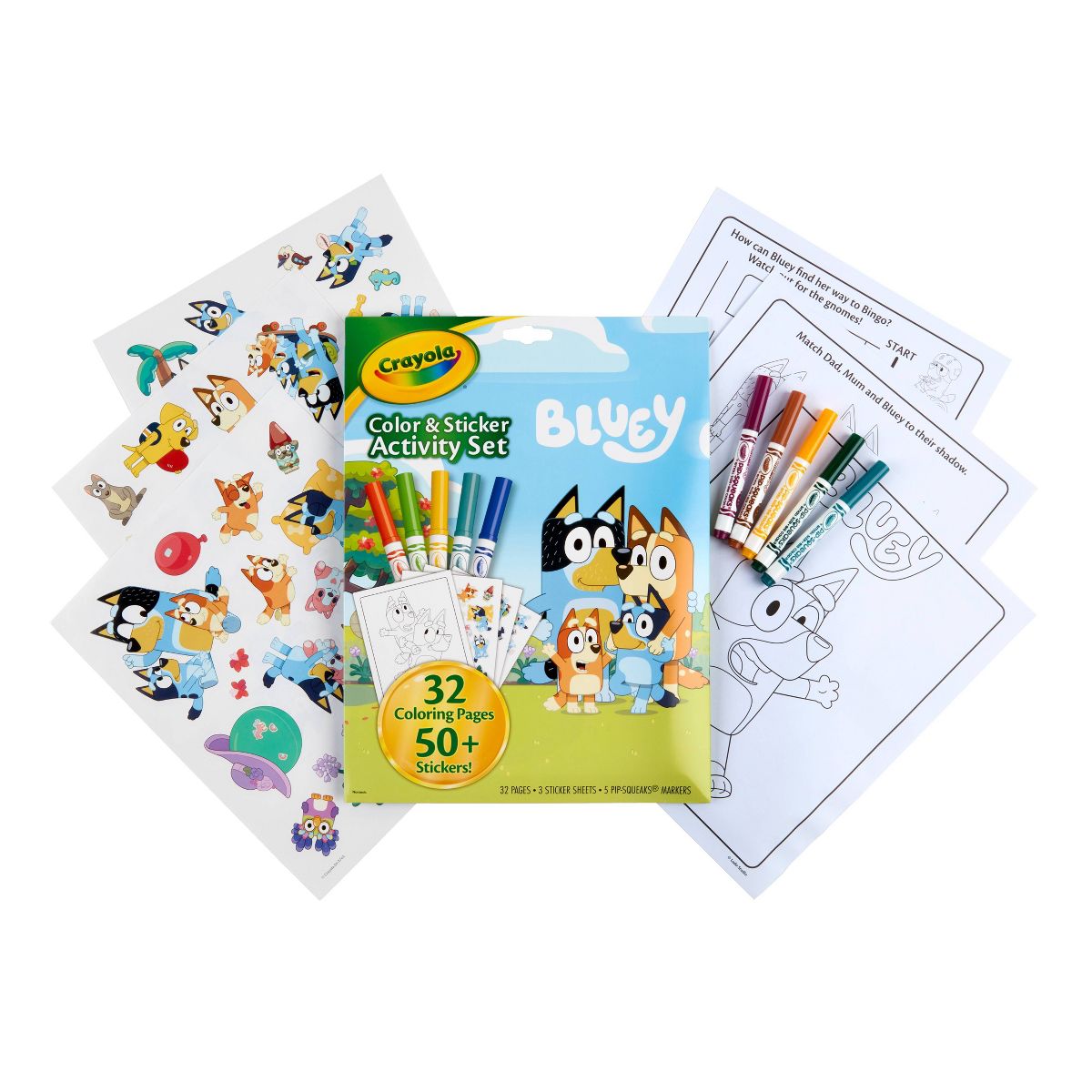 CUADERNO PARA PINTAR DE BLUEY CRAYOLA