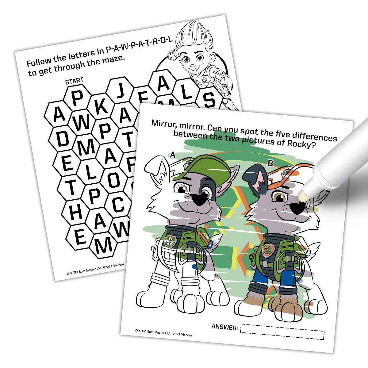 LIBRO PARA COLOREAR DE PAW PATROL