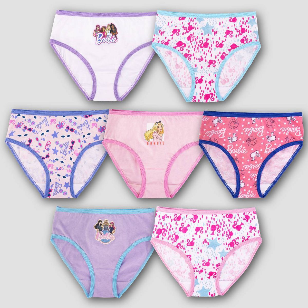 PAQ. DE PANTIES DE BARBIE