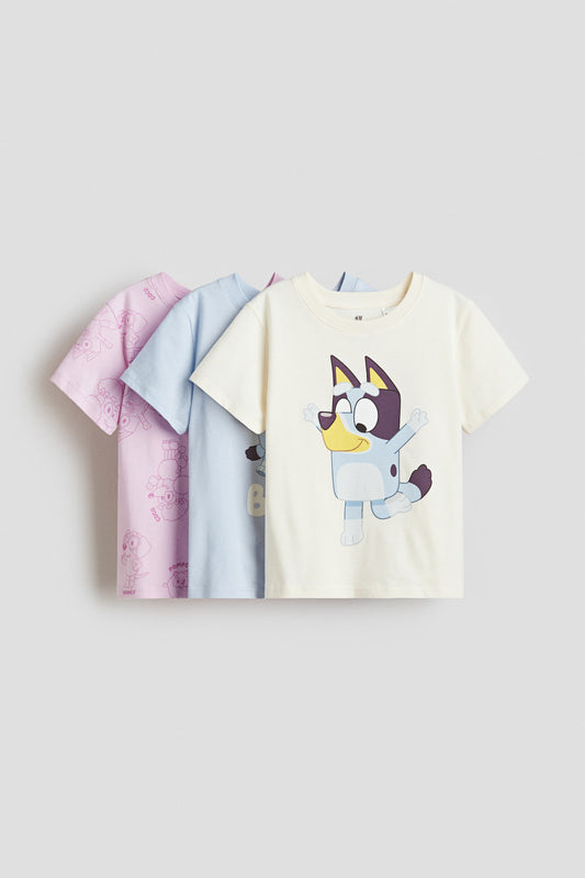 SET DE 3 CAMISETA DE BLUEY H&M