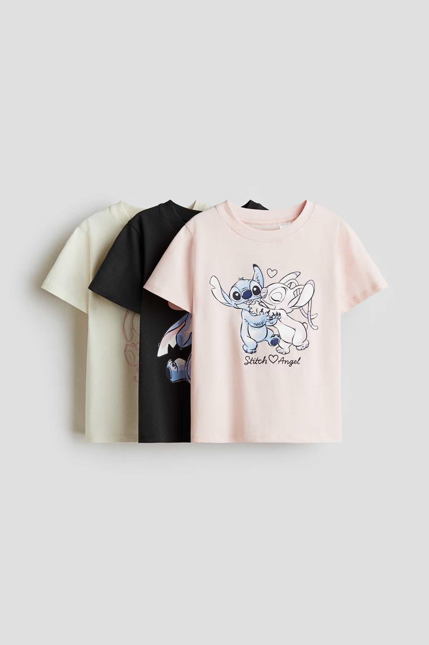 SET DE CAMISETAS DE STITCH