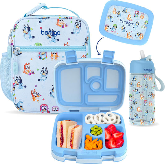 SET DE 3 PIEZAS DE BLUEY BENTGO
