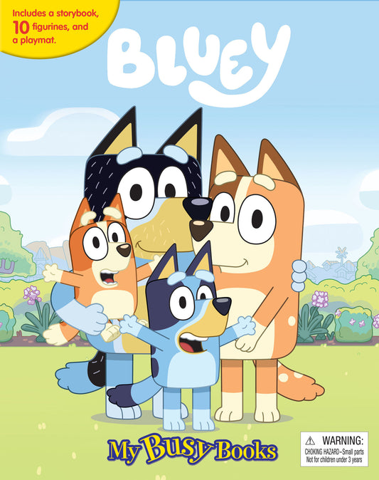 LIBRO DE BLUEY + FIGURAS