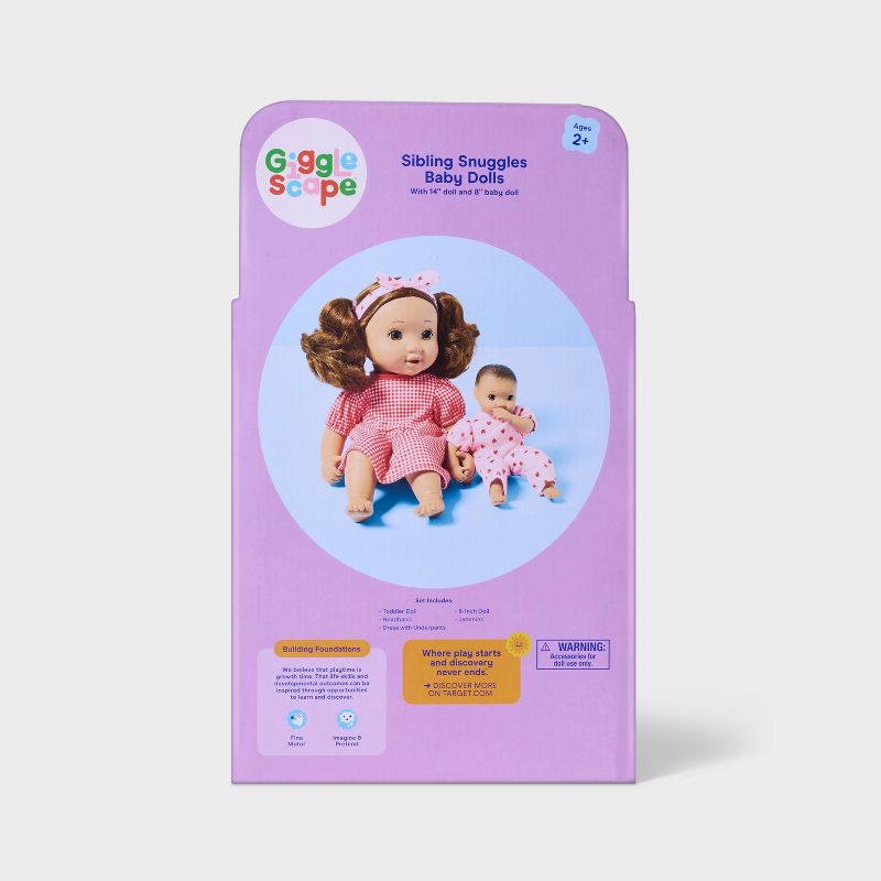 MUÑECA Y HERMANITA GIGGLE SCAPE