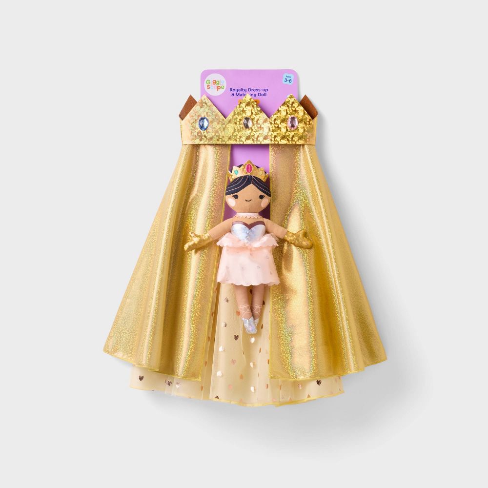 VESTIDO DE REINA + MUÑECA GIGGLESCAPE