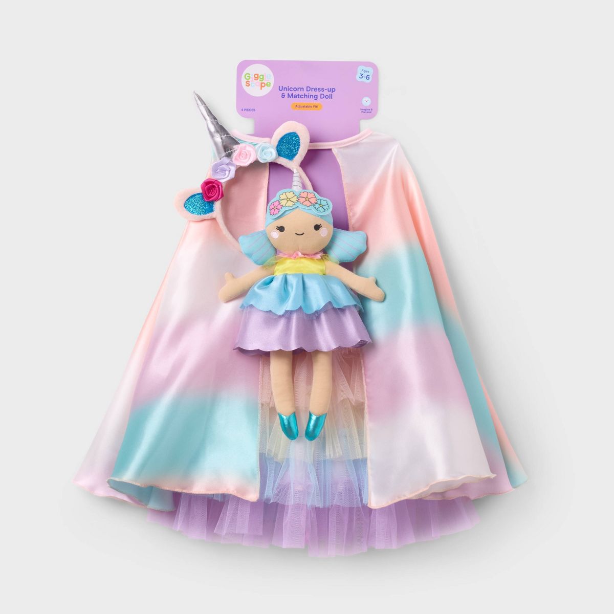 JUEGO DE 4 PIEZAS DE PRINCESA GIGGLESCAPE