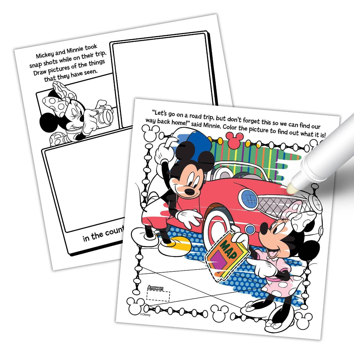 LIBRO PARA COLOREAR DE MICKEY