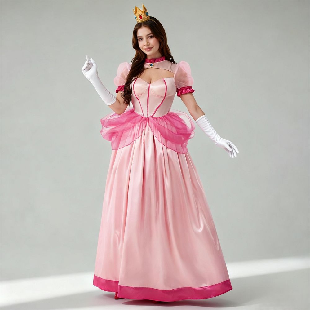 DISFRAZ DE PRINCESA PEACH
