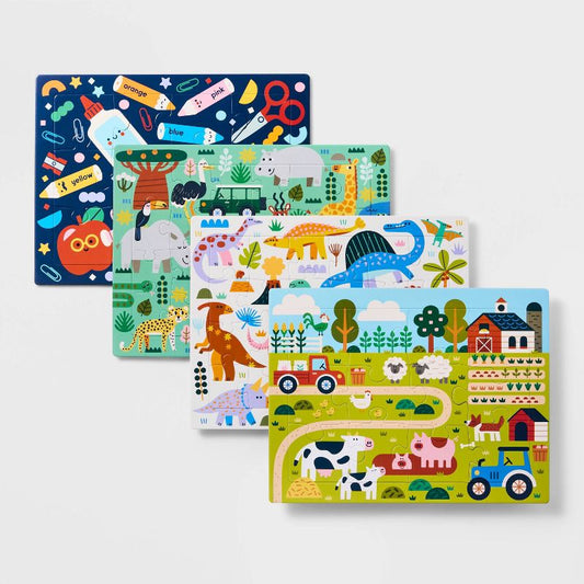 SET DE 4 ROMPECABEZAS GIGGLE SCAPE