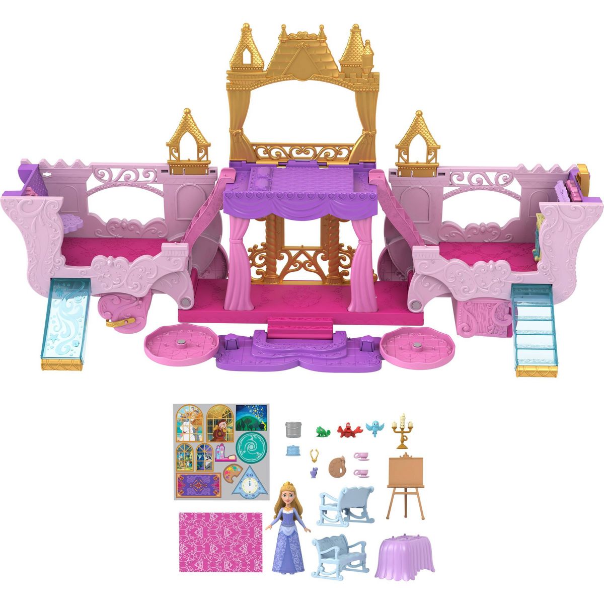 JUEGO DE DISNEY 18 PIEZAS Y 4 FIGURAS