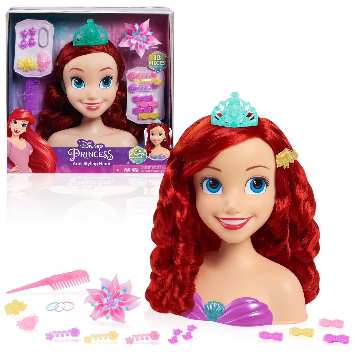 PRINCESA ARIEL PARA PEINADOS