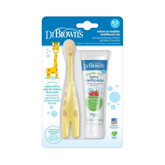 SET DE CEPILLO PARA BEBES DR BROWN'S