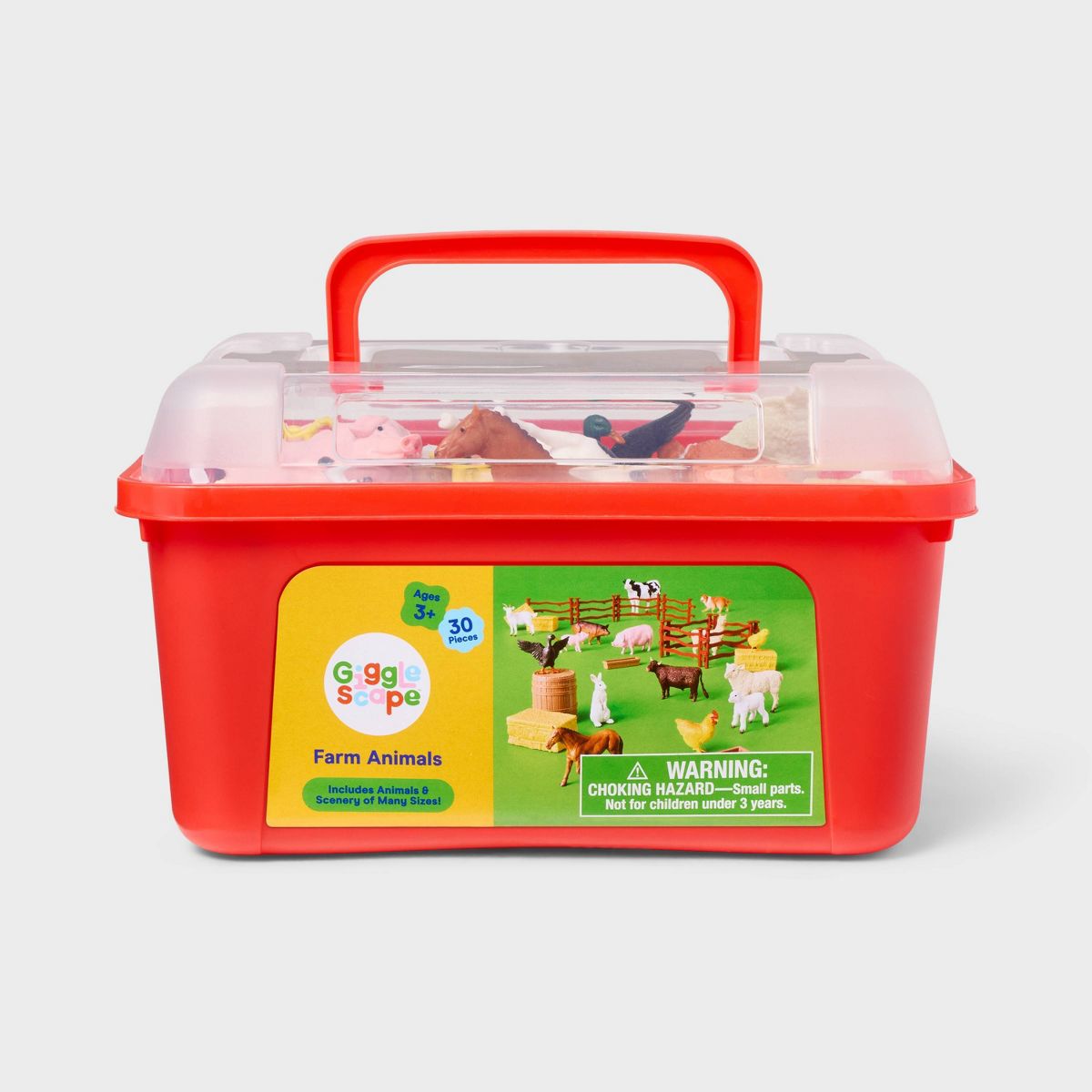 FIGURAS DE ANIMALES DE GRANJA GIGGLESCAPE