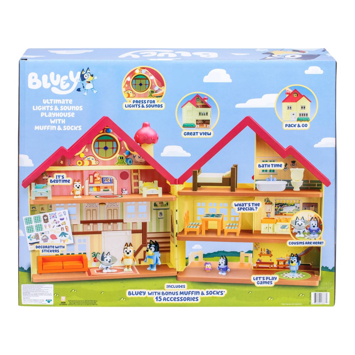 CASA DE JUEGOS BLUEY