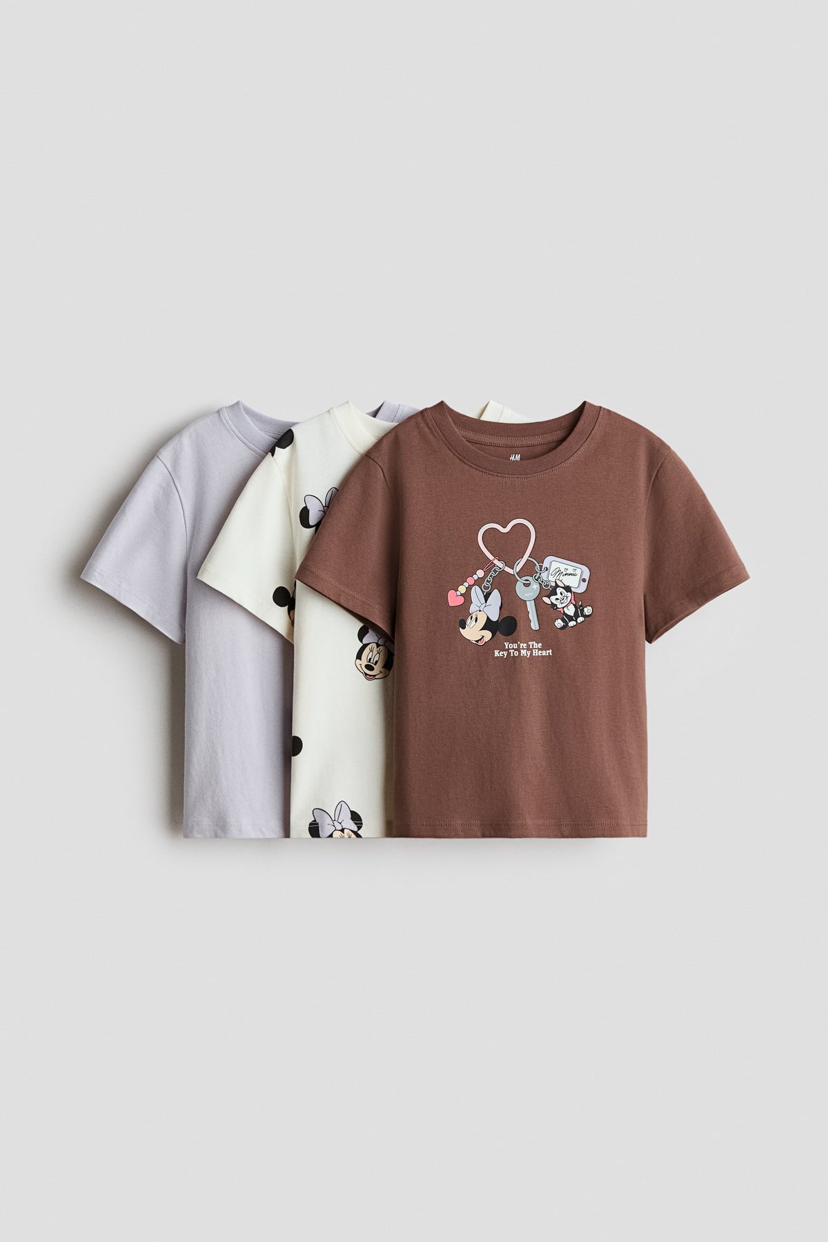 PAQ. DE 3 CAMISETAS DE MINNIE H&M